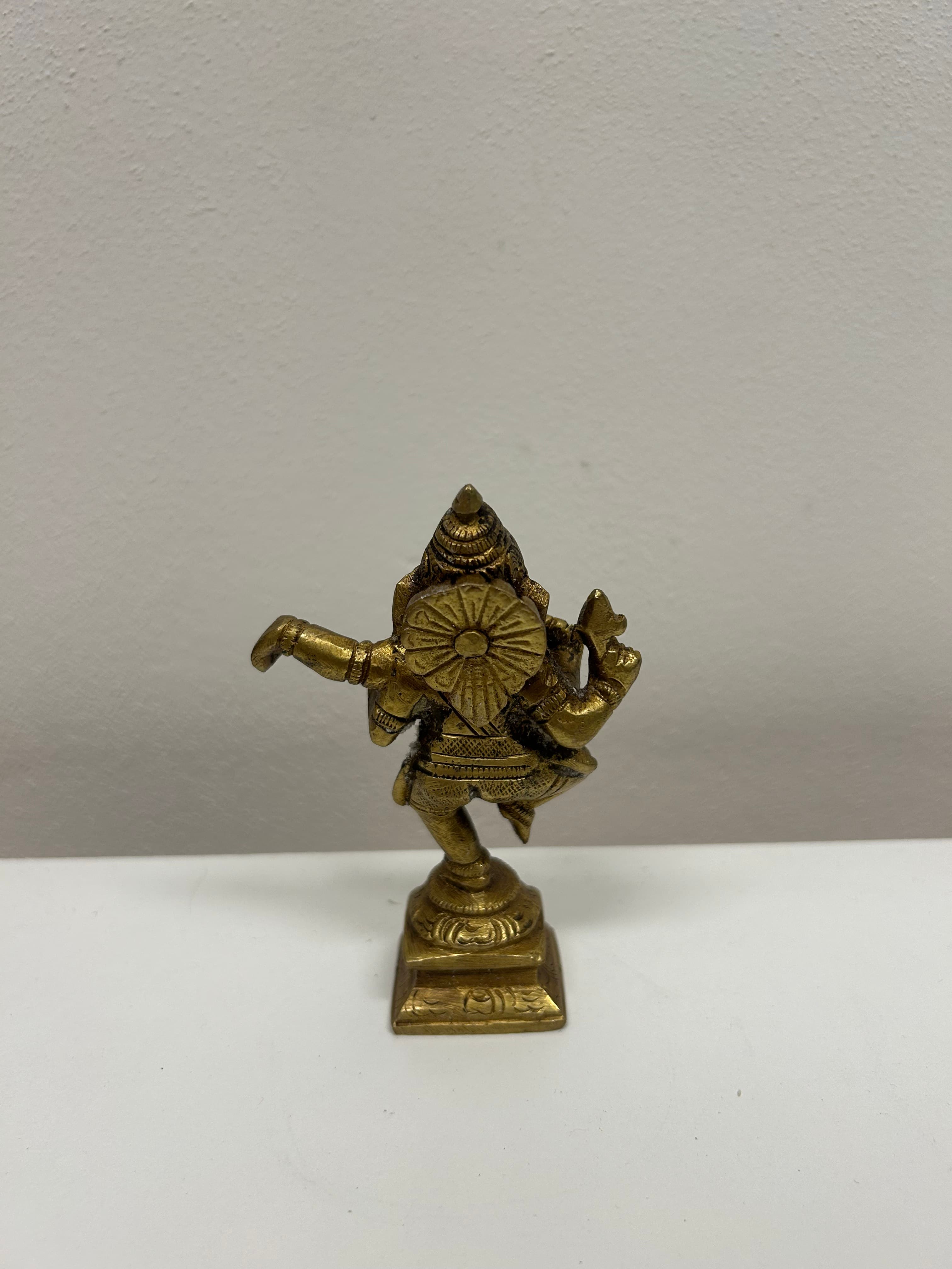 Tančící Ganesha — mosazná soška 2