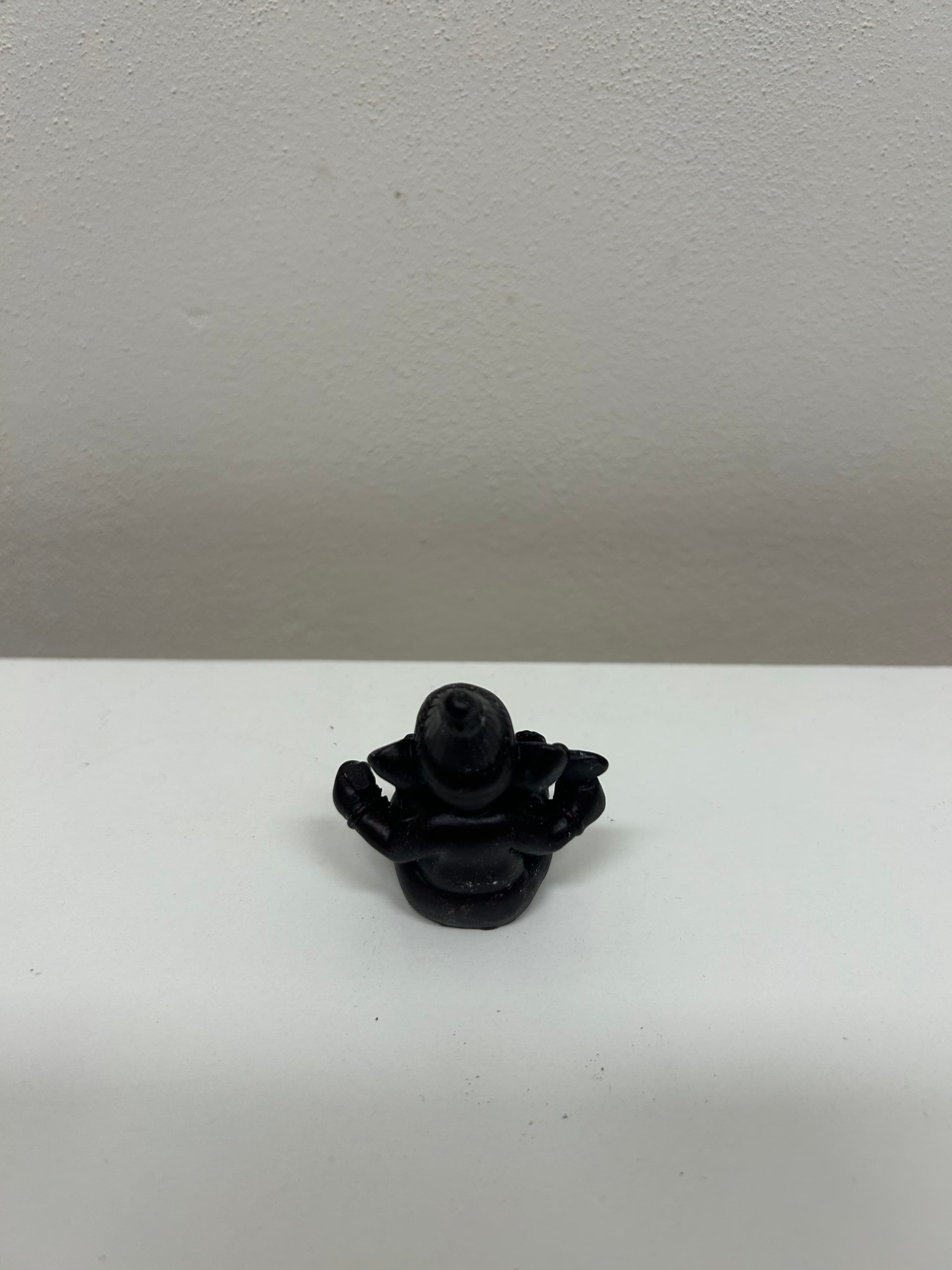 Miniaturní Ganesha — černá pryskyřice 2