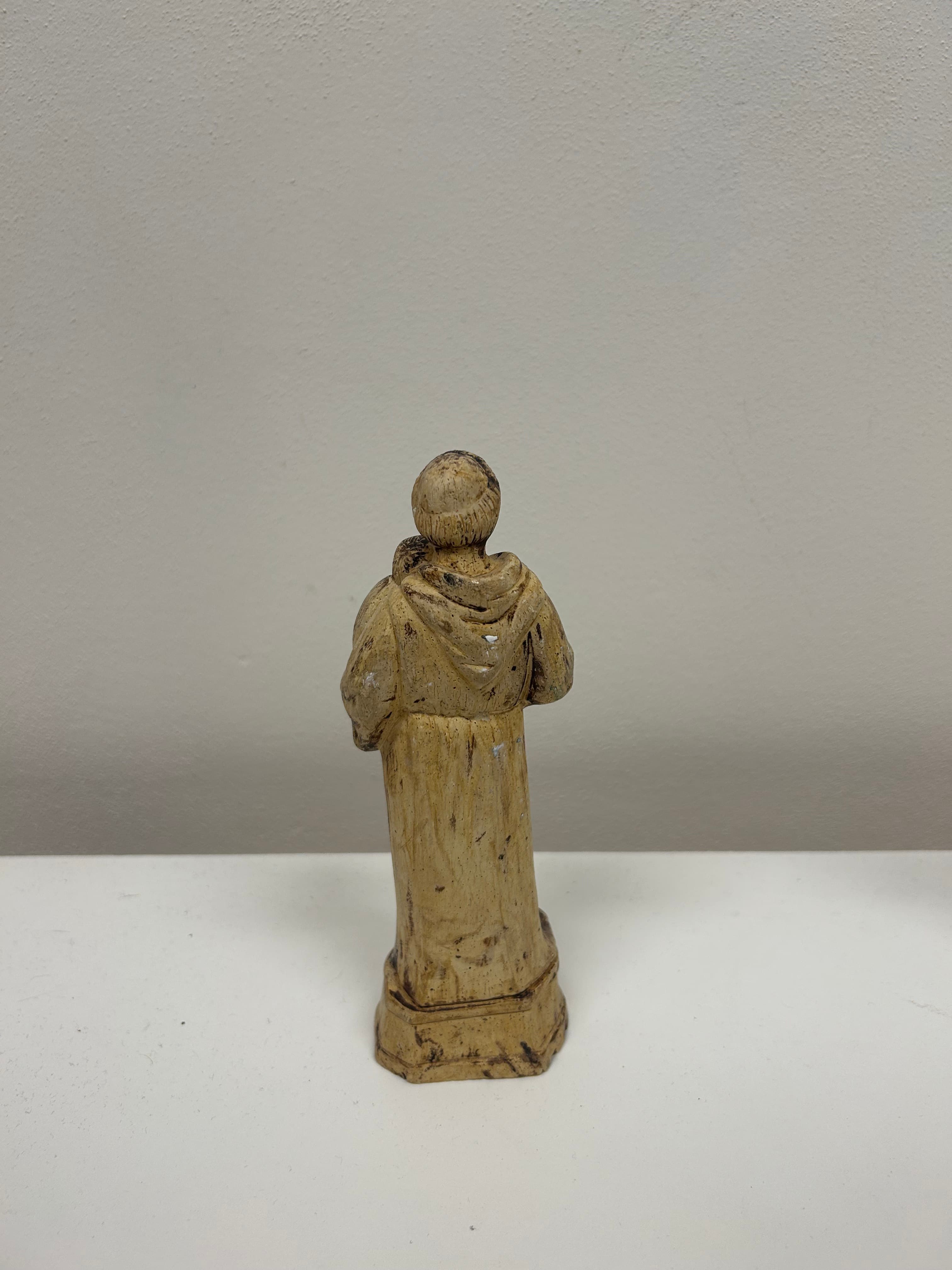 Svatý Antonín s Jezulátkem — vintage patina 2