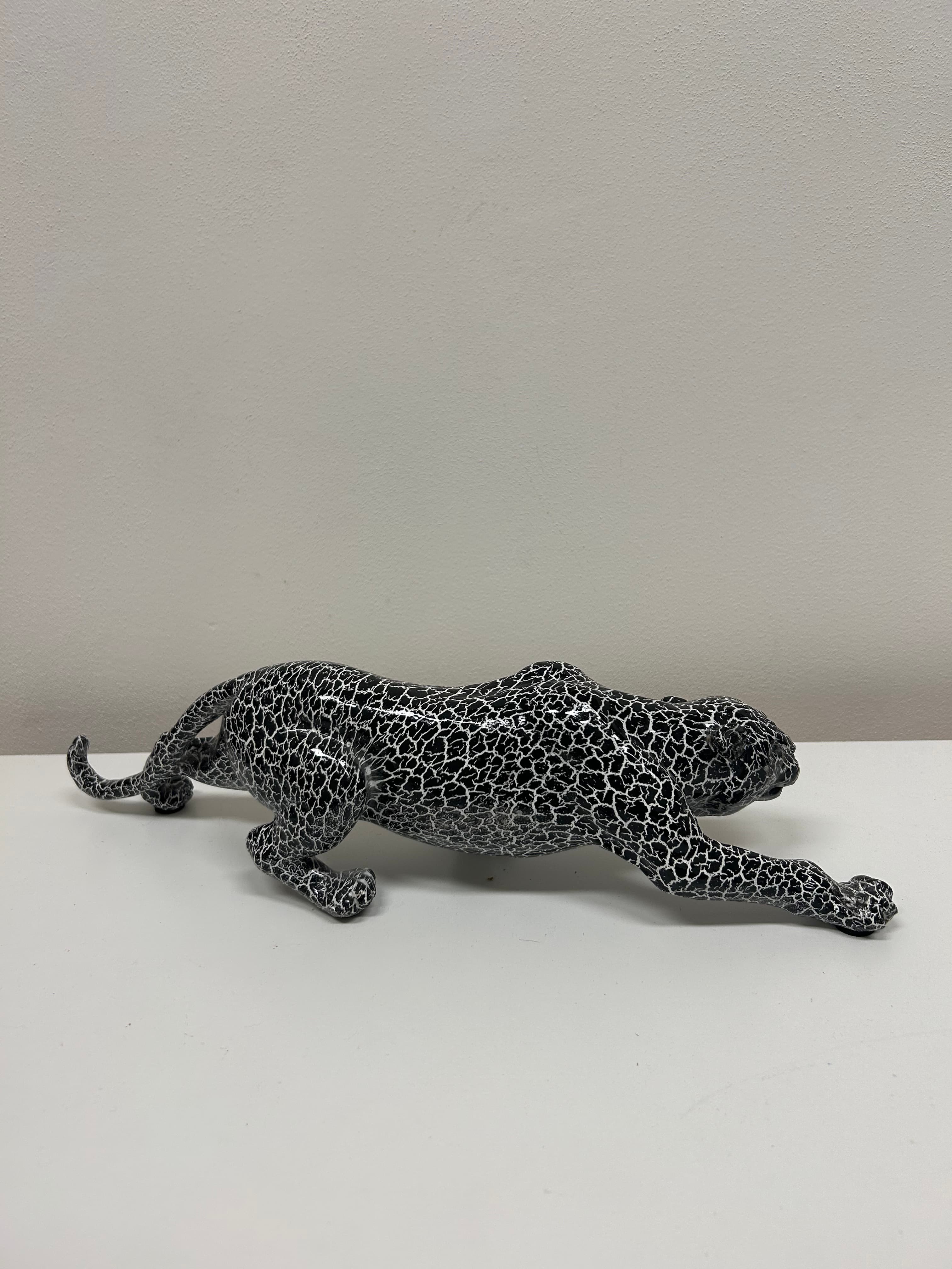 Plazící se leopard — krakelovaný lak 2