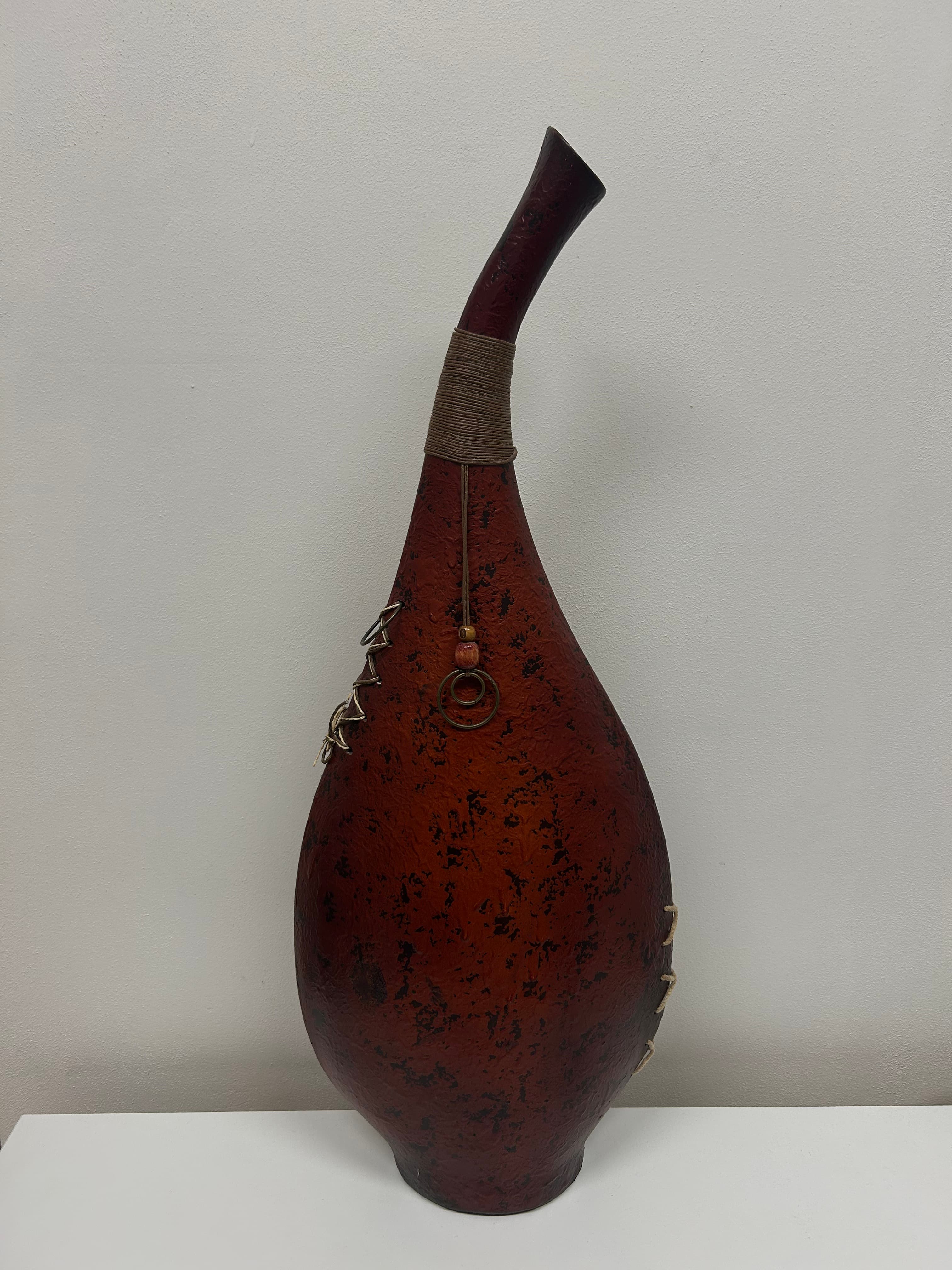 Dekorativní nádoba z tykve — etnický styl